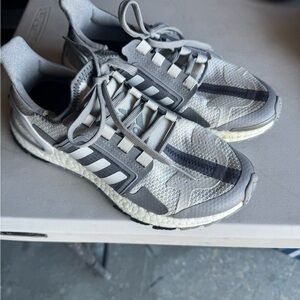 adidas Gray and White Women's Sneakers